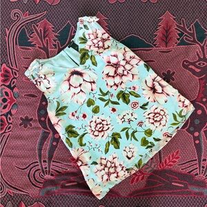 Ann Taylor Mint Green Floral Blouse